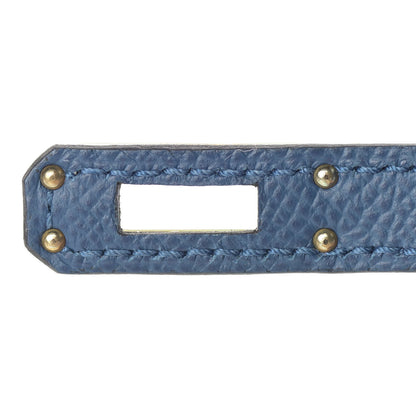 Hermes Epsom Mini Kelly Sellier 20 Deep Blue 28 of 35