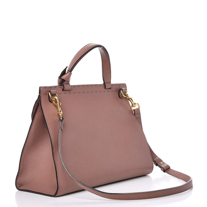 Gucci Calfskin Small GG Marmont Top Handle Bag Rosy Phard 3 of 12