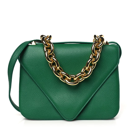 Bottega Veneta BOTTEGA VENETA Calfskin Mount Envelope Bag Jungle 1 of 10