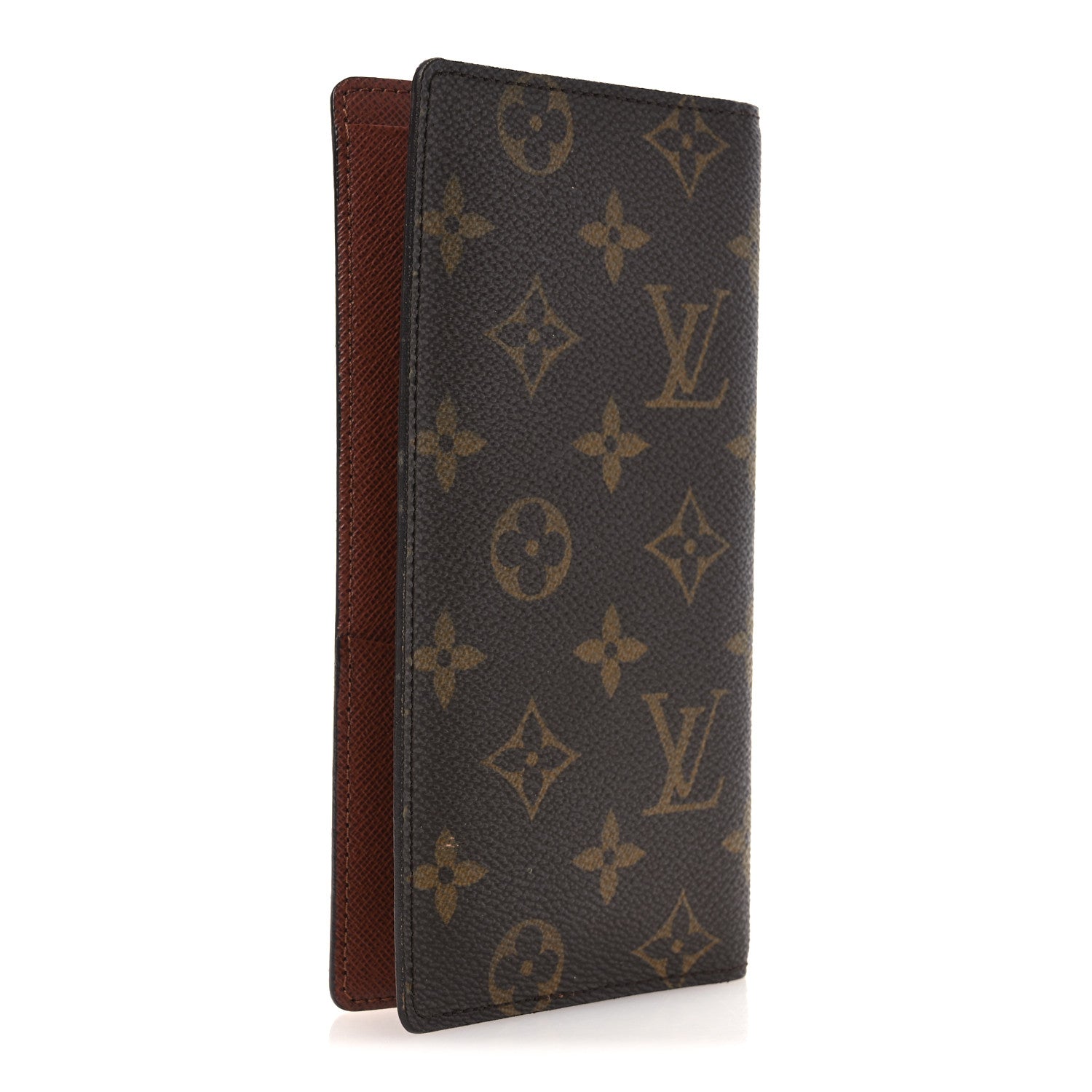 Louis Vuitton Monogram Porte Valeurs Checkbook Wallet 3 of 7