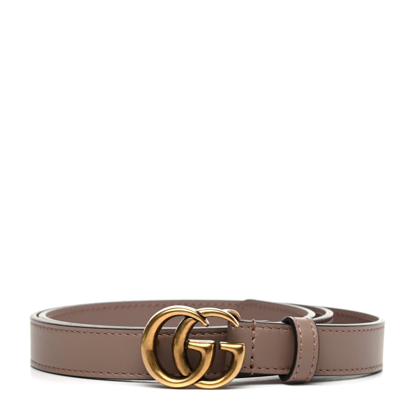 Calfskin Double G 20mm Belt 80 32 Porcelain Rose
