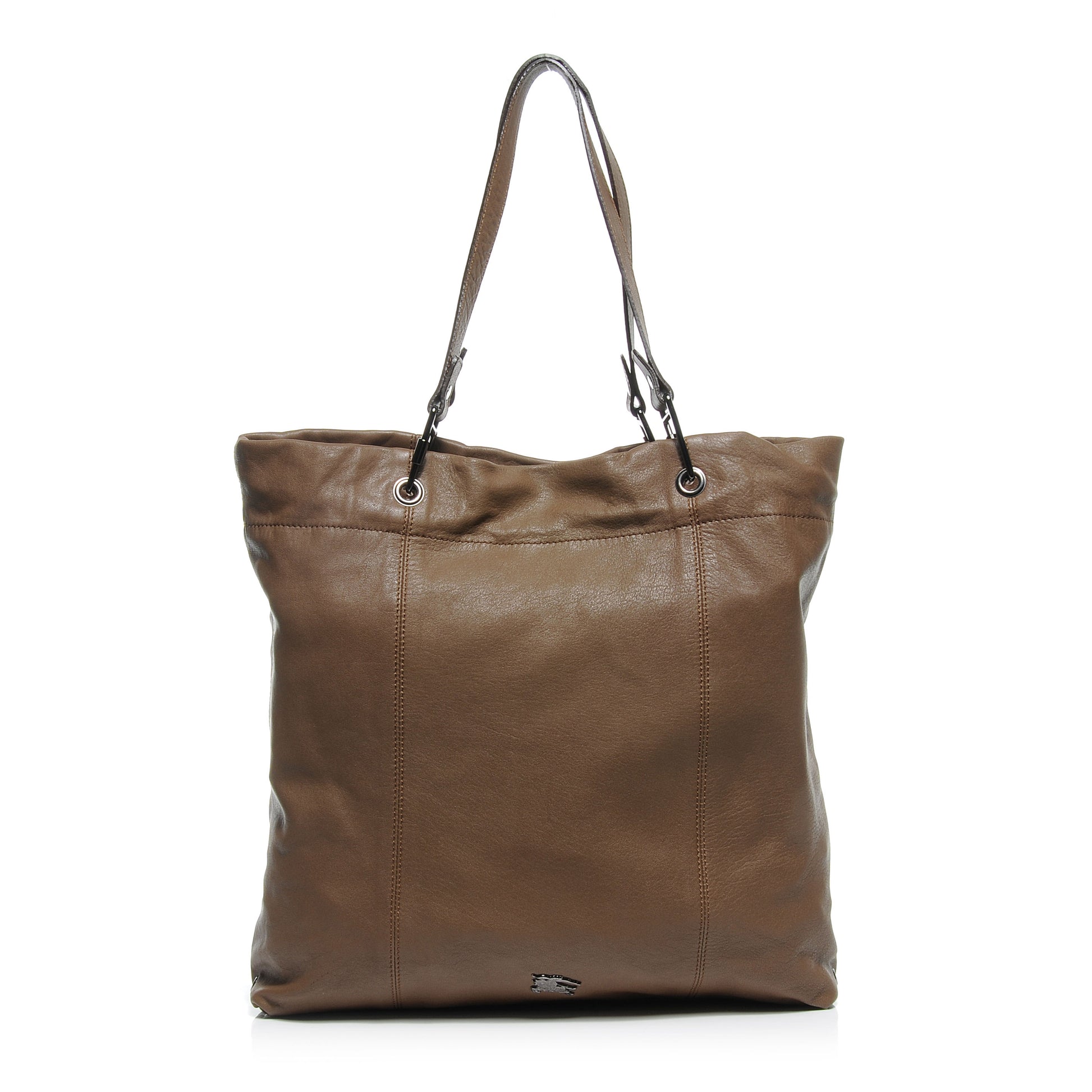 Burberry Leather Packable Tote Brown 1 of 7
