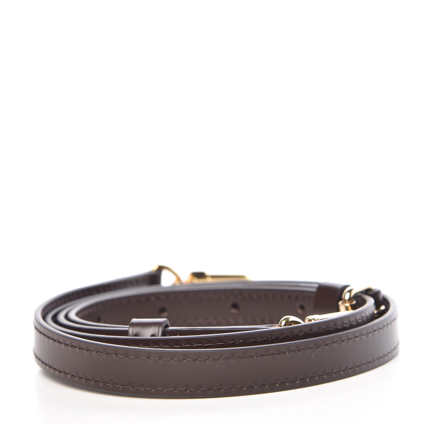 Calfskin Adjustable Speedy Bandouliere Shoulder Strap Brown
