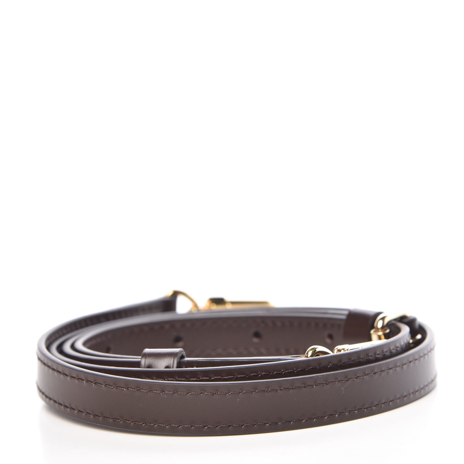 Louis Vuitton Calfskin Adjustable Speedy Bandouliere Shoulder Strap Brown 2 of 4
