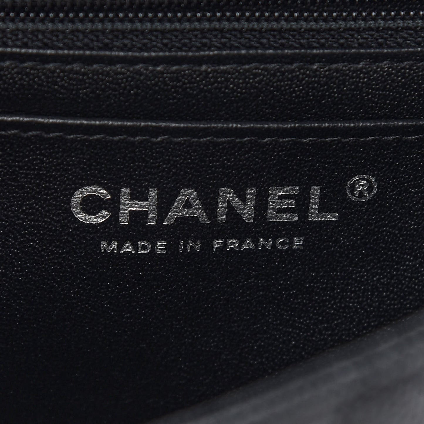 Caviar Quilted Mini Rectangular Flap Black