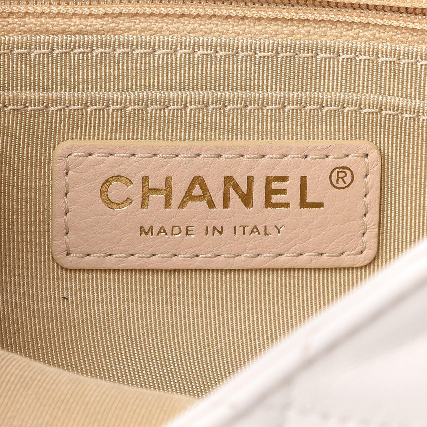 Calfskin Quilted Mini Romance Square Flap White