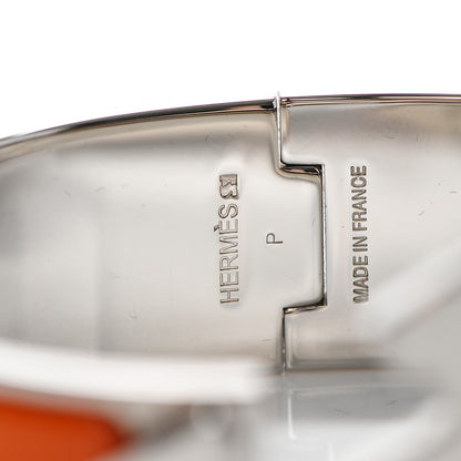 Hermes Enamel Wide Clic Clac H Bracelet GM Orange Fruite 5 of 5