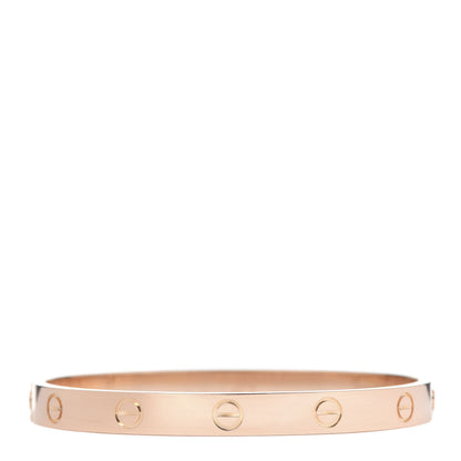 Cartier 18K Pink Gold LOVE Bracelet 17 3 of 8