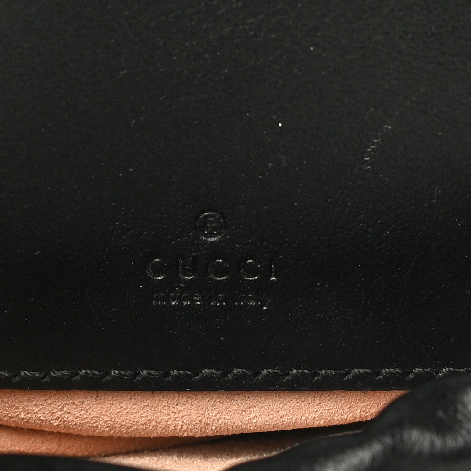 Gucci Calfskin Matelasse Mini GG Marmont 2.0 Bucket Bag Black 6 of 10