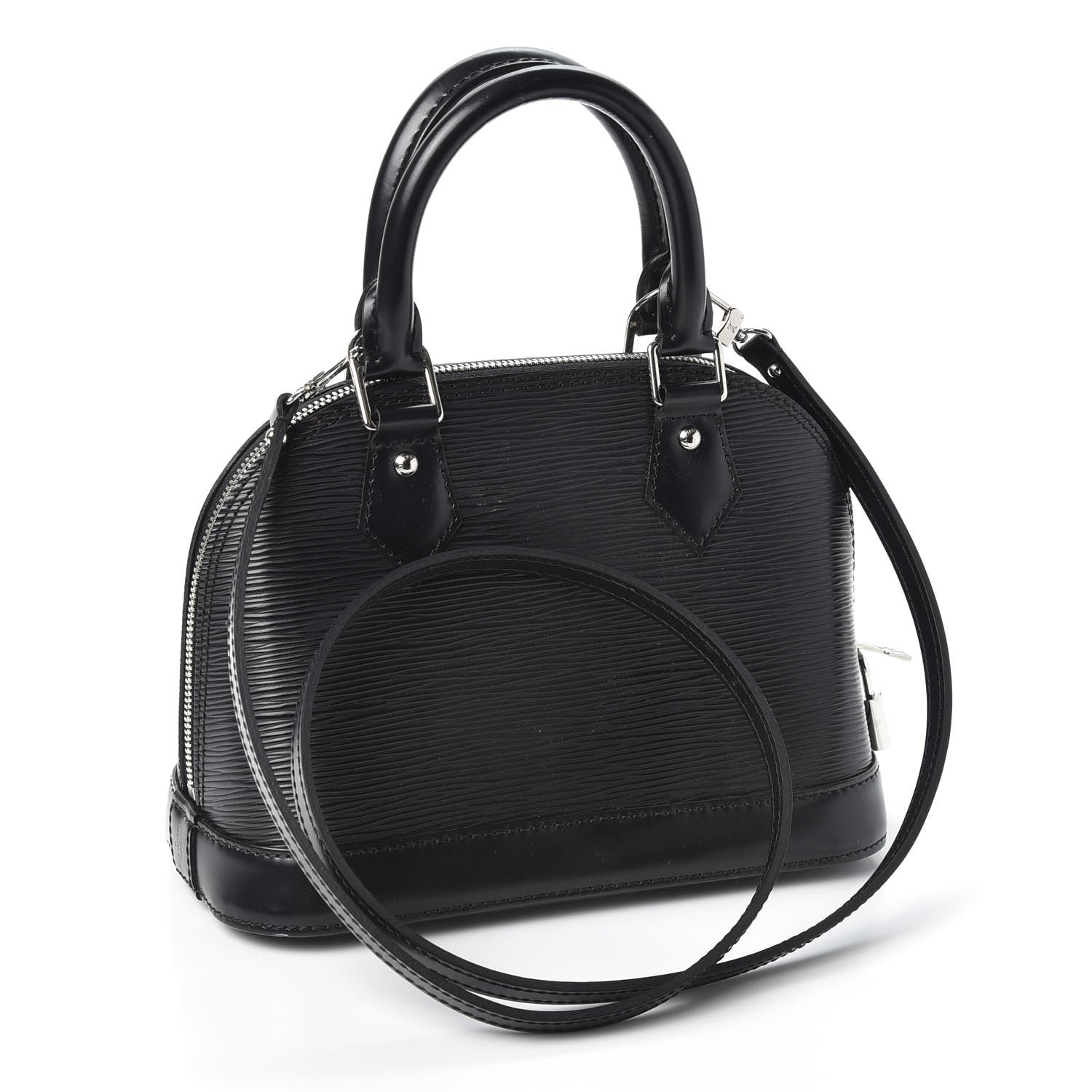 Louis Vuitton Epi Alma BB Black 3 of 9