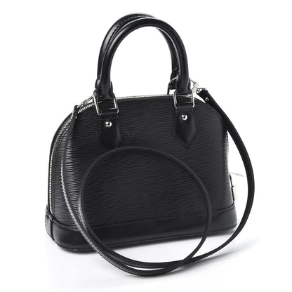 Louis Vuitton Epi Alma BB Black 3 of 9