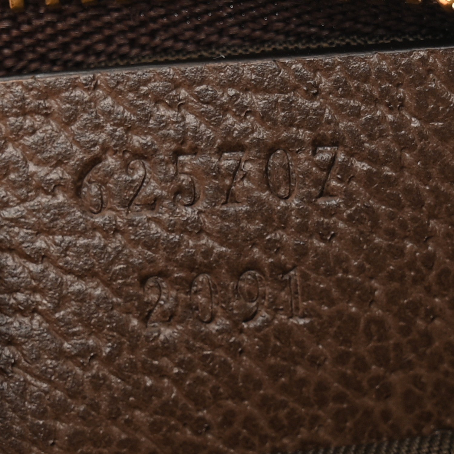 Gucci GG Supreme Monogram Web Ophidia Dome Key Pouch Beige New Acero 7 of 8