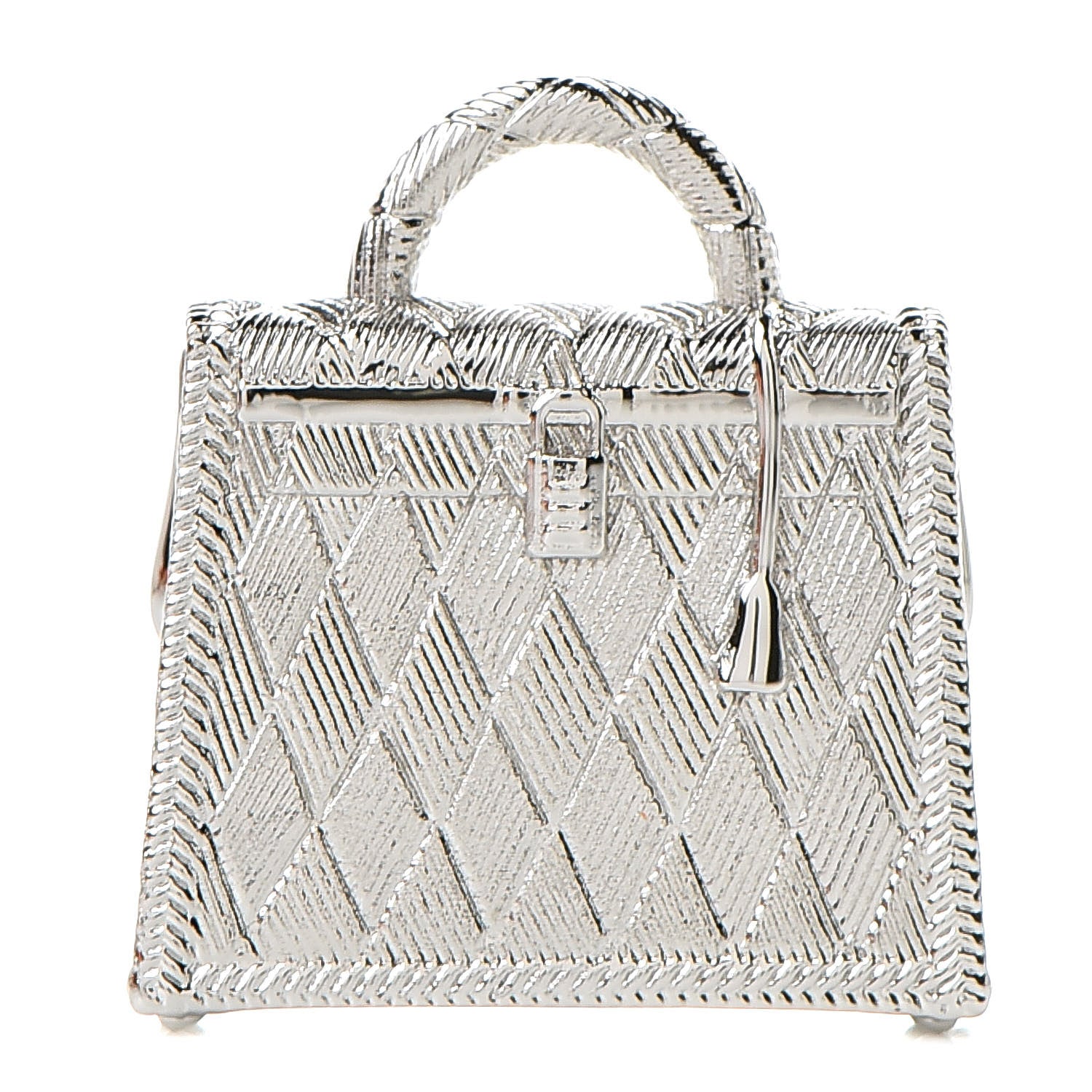 Hermes Palladium Kelly Curiosite Charm 1 of 4