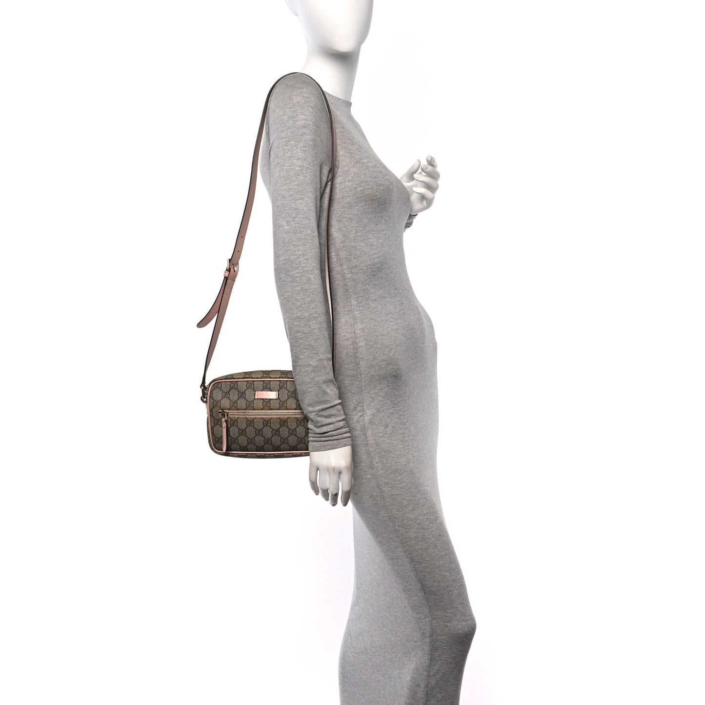 GG Plus Monogram Small Shoulder Bag Pink