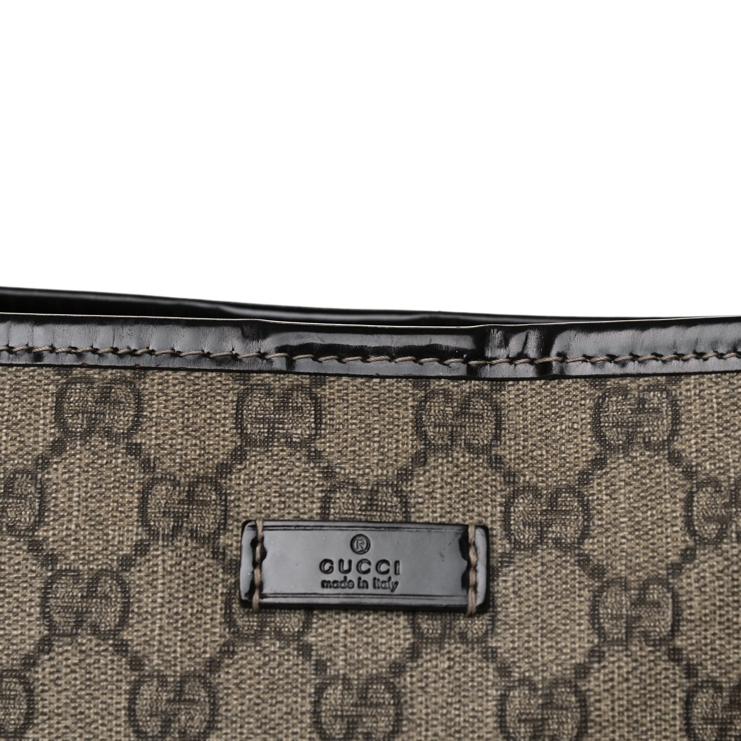 GG Plus Monogram Large Joy Tote Dark Brown