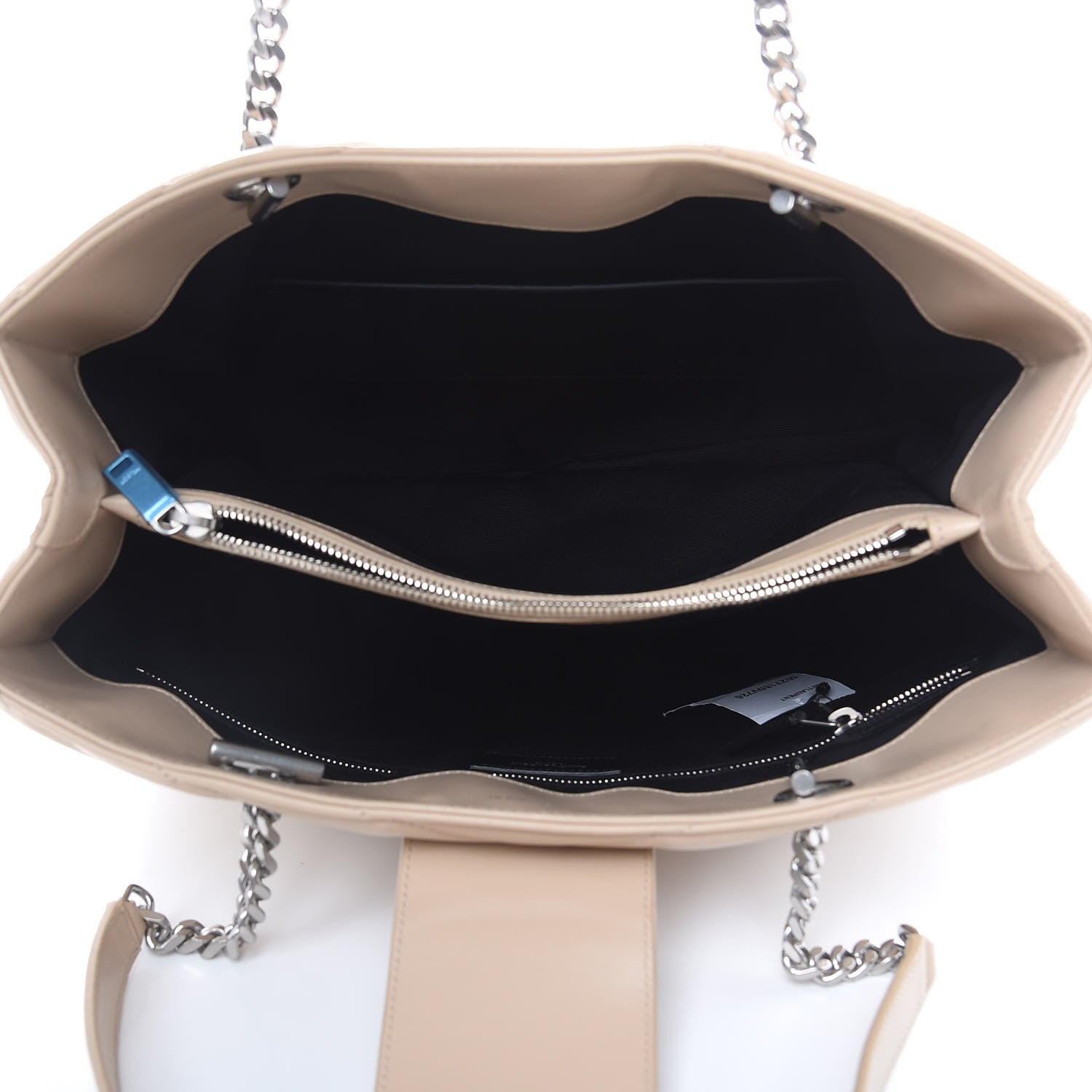 Saint Laurent Calfskin Y Quilted Monogram Large Loulou Shopper Nude Powder 5 of 14