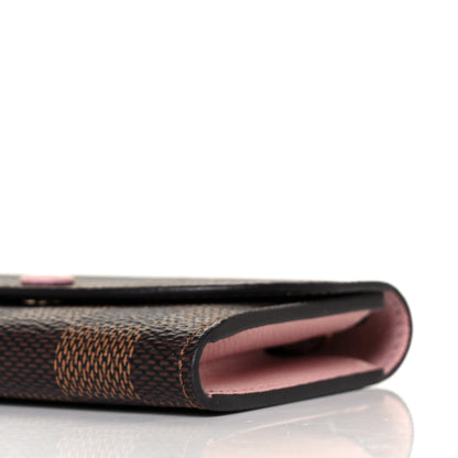 Louis Vuitton Damier Ebene Rosalie Coin Purse Rose Ballerine 8 of 8