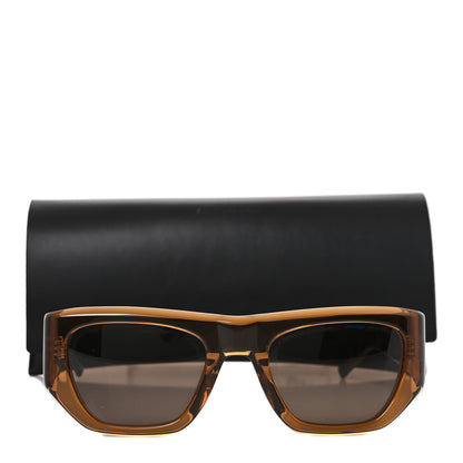 Saint Laurent Acetate SL 740 Square Sunglasses Grey Brown Havana 7 of 7