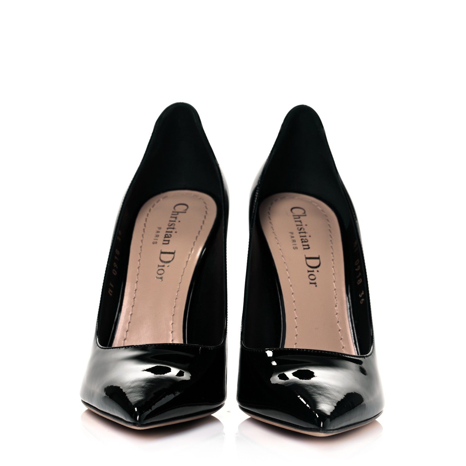 Christian Dior Patent D-Moi Pumps 36 Black 4 of 9