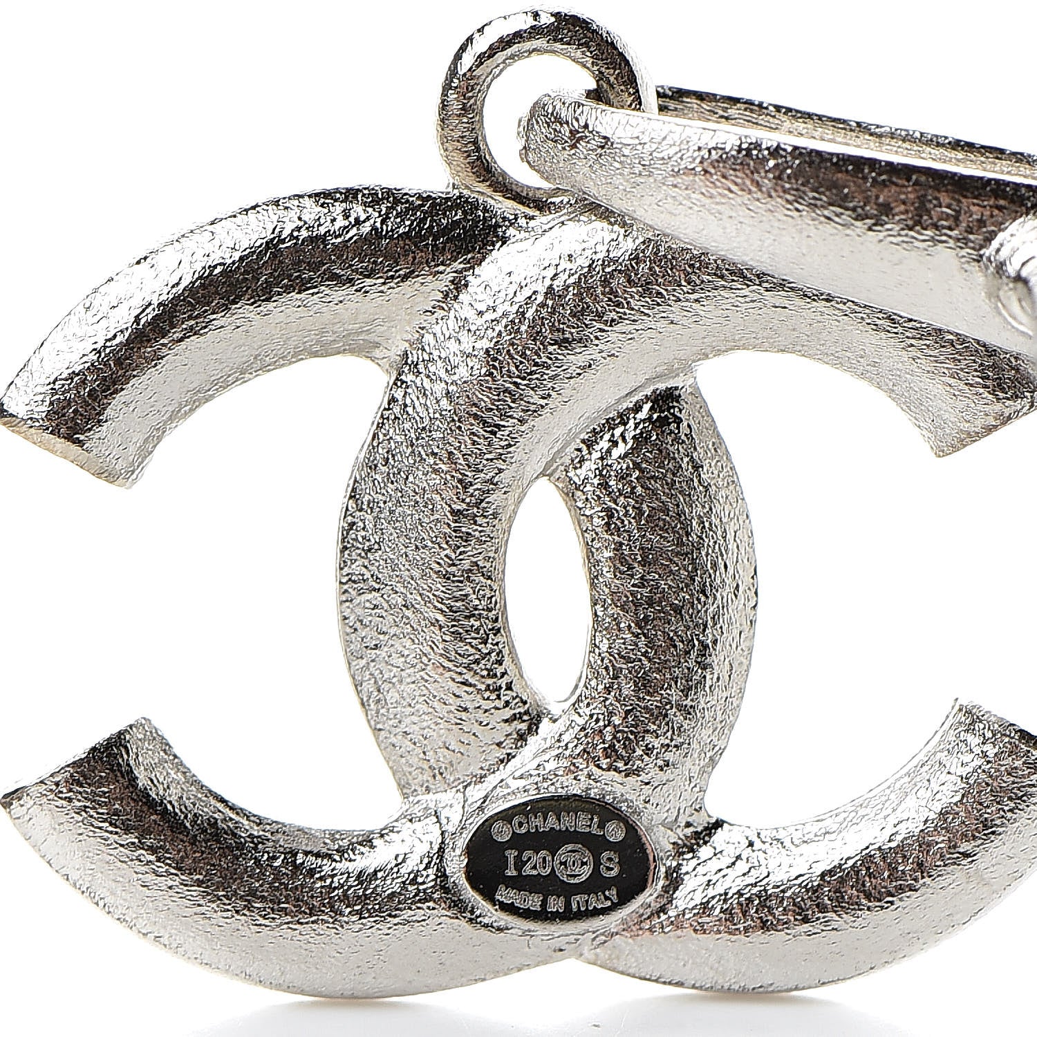 Chanel Crystal Palais Garnier CC Drop Earrings Silver 4 of 5