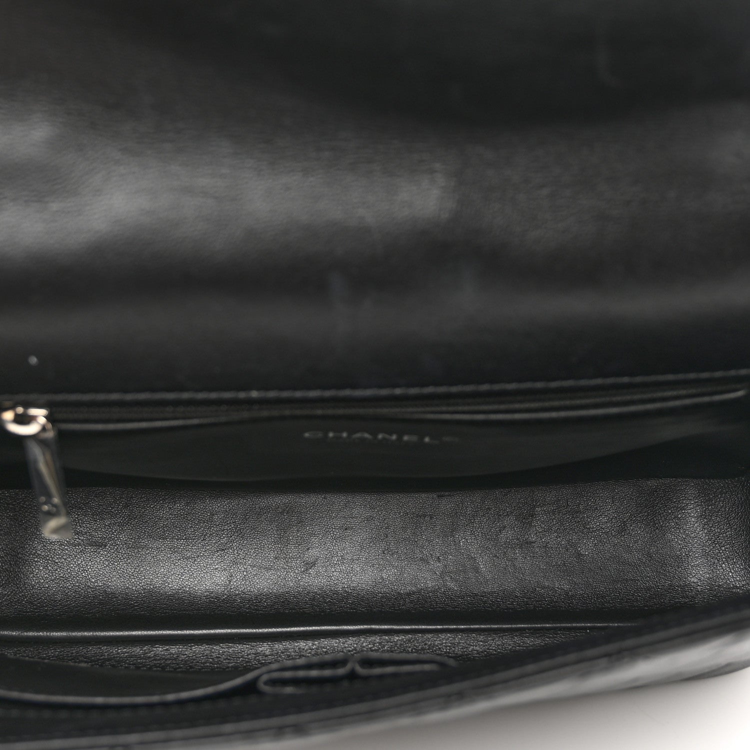 Chanel Lambskin Quilted Medium CC Filigree Flap Black 6 of 13