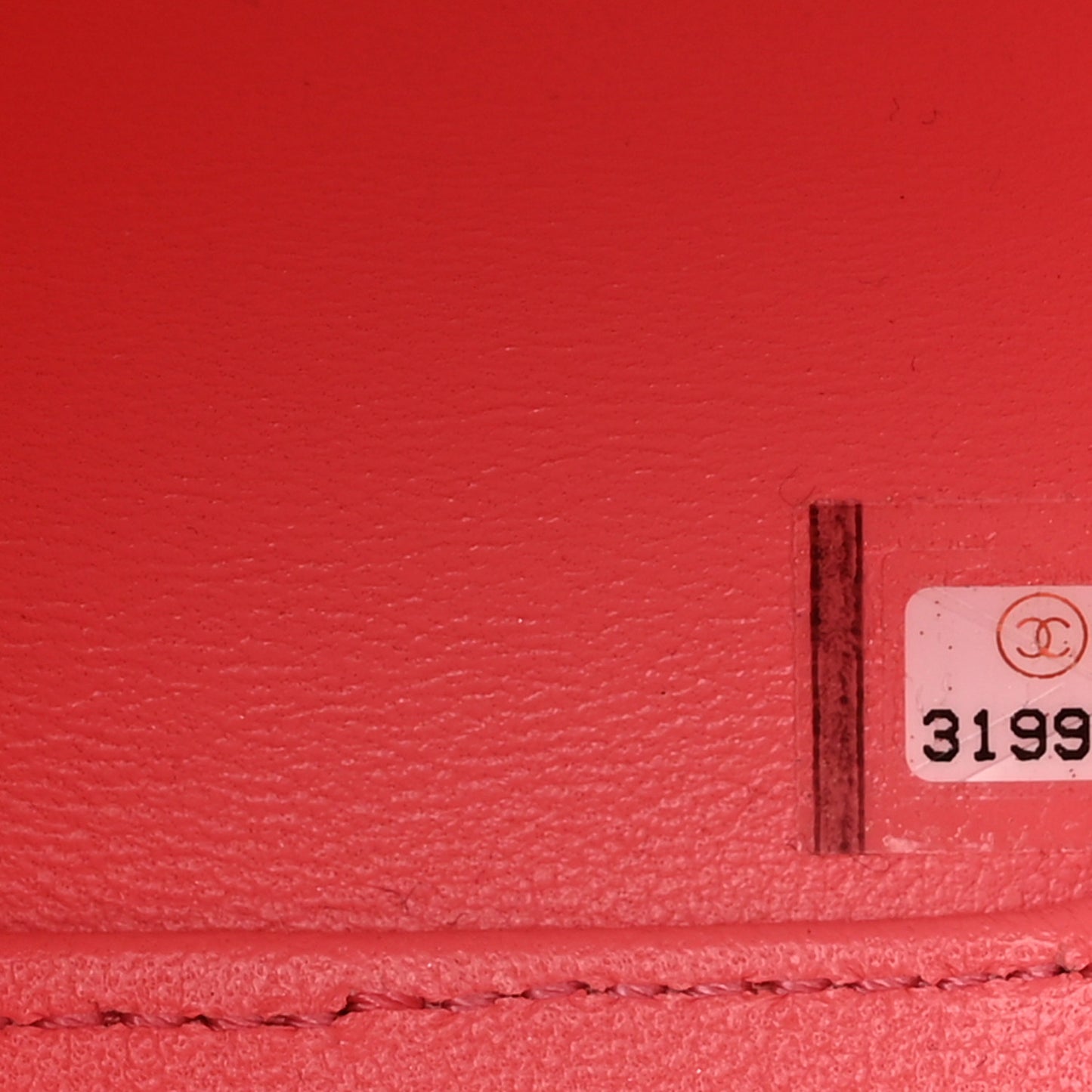 Lambskin Quilted CC Bubble Vanity Case With Chain Pink