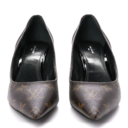 Louis Vuitton Monogram Cherie Pumps 40 Black 2 of 9