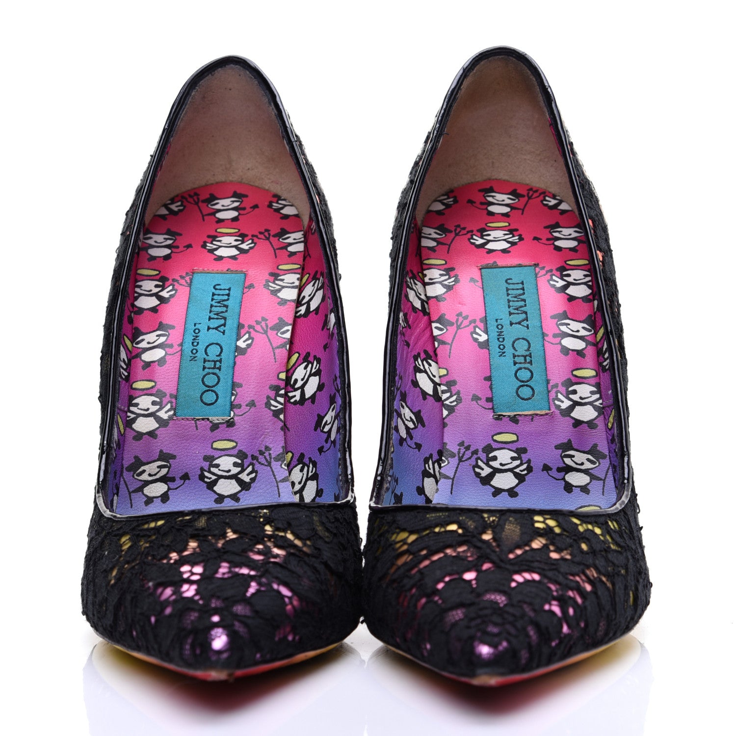 Jimmy Choo X ROB PRUITT Lace Anouk Pumps 38 Multicolor 2 of 12