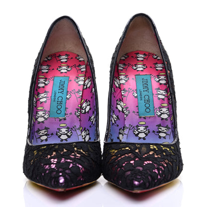 Jimmy Choo X ROB PRUITT Lace Anouk Pumps 38 Multicolor 2 of 12
