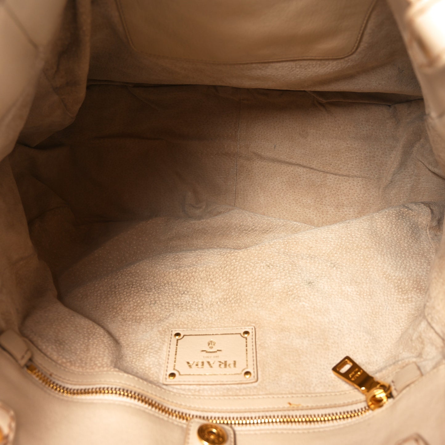 Calfskin Medium Tote Beige