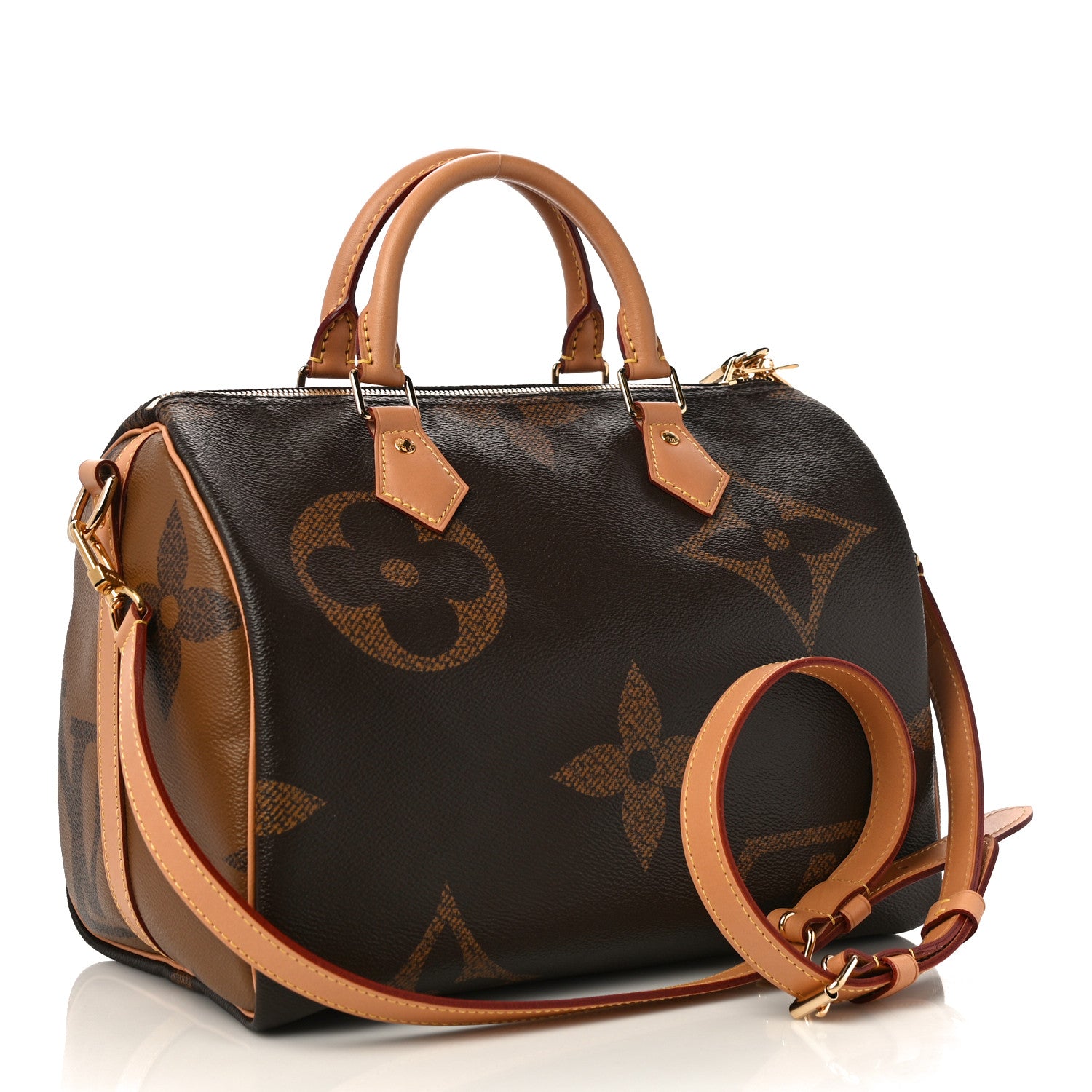 Louis Vuitton Reverse Monogram Giant Speedy Bandouliere 30 3 of 12