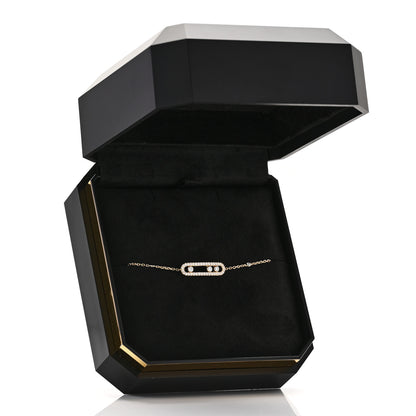 Messika 18K Yellow Gold Diamond Classic Baby Move Pave Bracelet 5 of 5