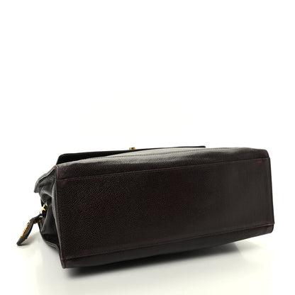 Chanel Caviar Flap Shoulder Bag Brown 4 of 10