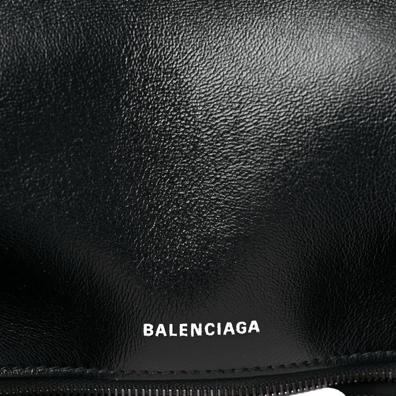 Balenciaga Nappa Calfskin Quilted Touch B Clutch Bag Black 6 of 9