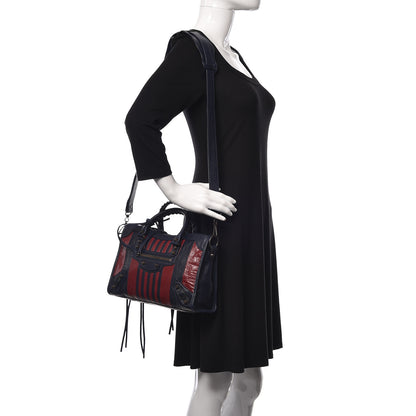 Balenciaga Veau Arena Multicolore Classic Hardware S City Bleu Nuit Rouge 2 of 9
