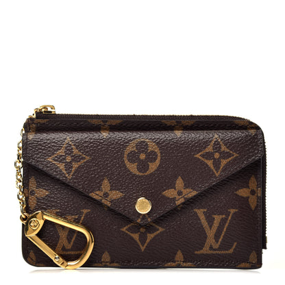 Louis Vuitton Monogram Recto Verso Card Holder Black 1 of 7