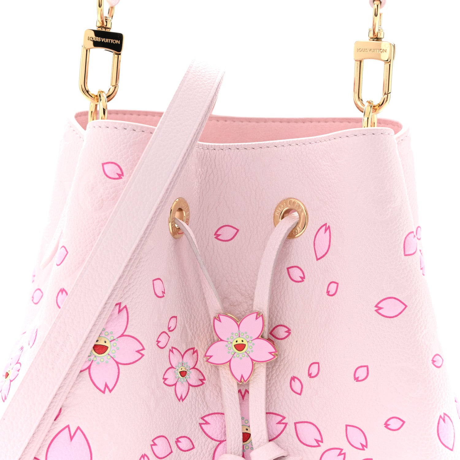 Louis Vuitton LV X TM Empreinte Cherry Blossom Neonoe BB Pink 9 of 11