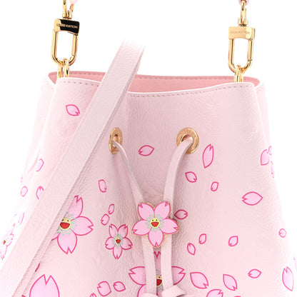 Louis Vuitton LV X TM Empreinte Cherry Blossom Neonoe BB Pink 9 of 11