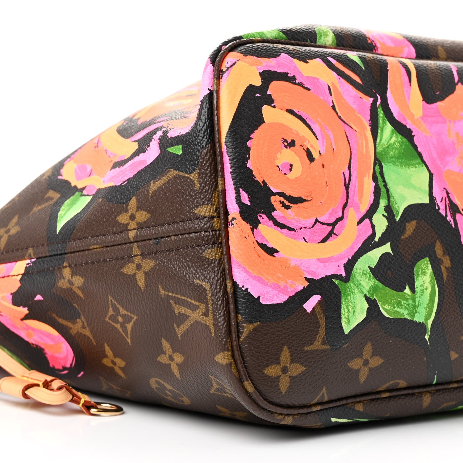 Louis Vuitton Monogram Roses Neverfull MM 8 of 13