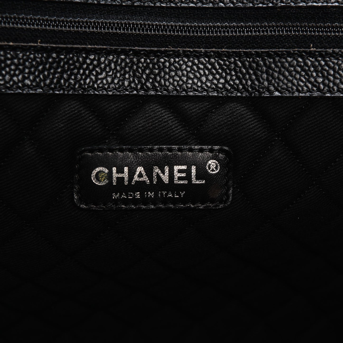 Coated Canvas Coco Tote Black
