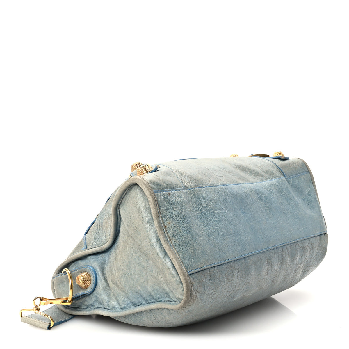 Agneau Giant 21 Gold Hardware City Sky Blue