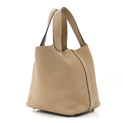 Hermes Taurillon Clemence Picotin Lock 18 PM Trench 3 of 11