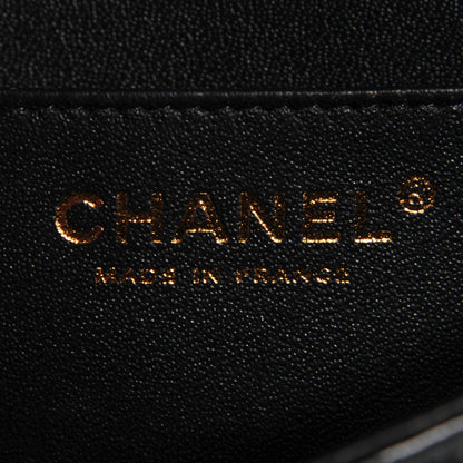 Chanel Lambskin Quilted Mini Rectangular Flap Black 8 of 9