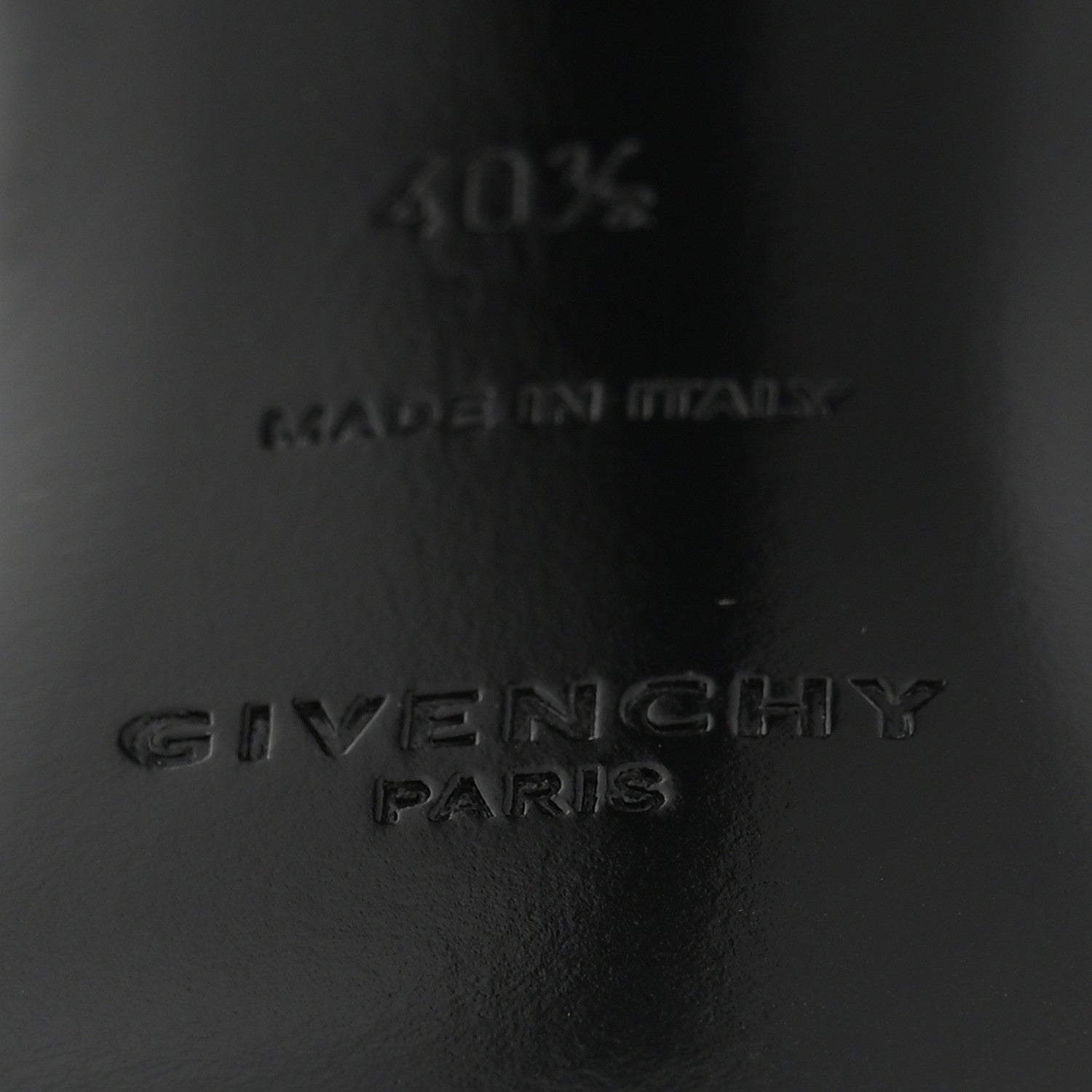 Givenchy Smooth Calfskin 4G Square Toe Boots 40.5 Black 7 of 9
