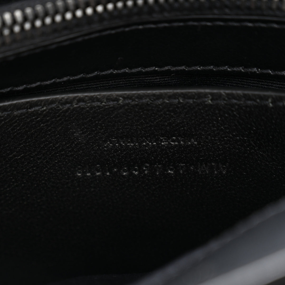 Calfskin Y Quilted Monogram Monochrome Small Loulou Chain Satchel Black
