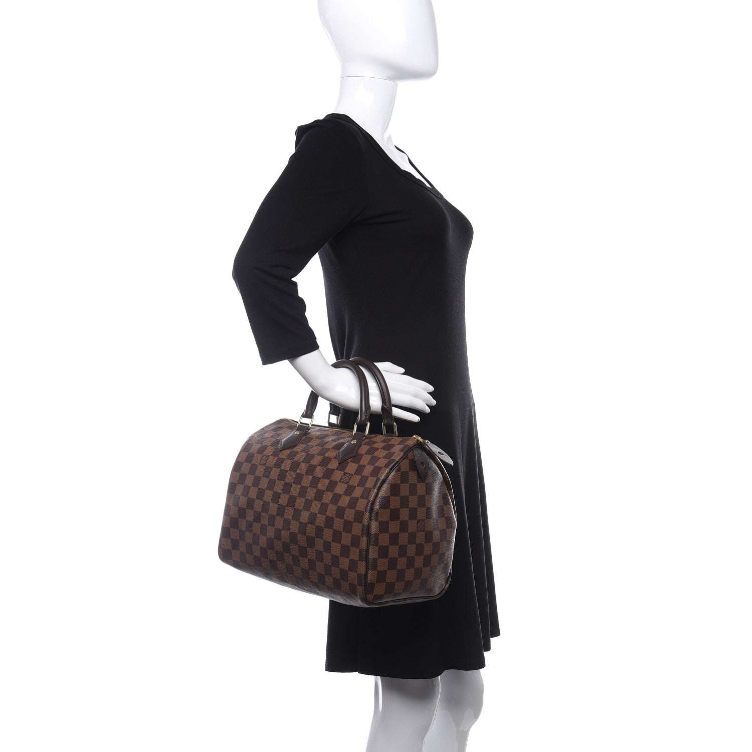 Louis Vuitton Damier Ebene Speedy 30 2 of 9