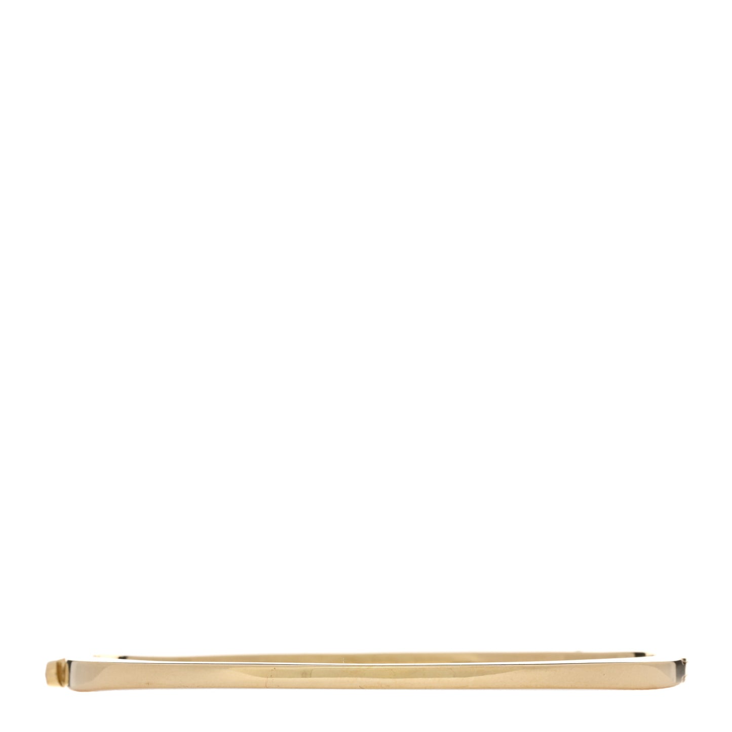 18K Yellow Gold Diamond Hinge Bangle Bracelet