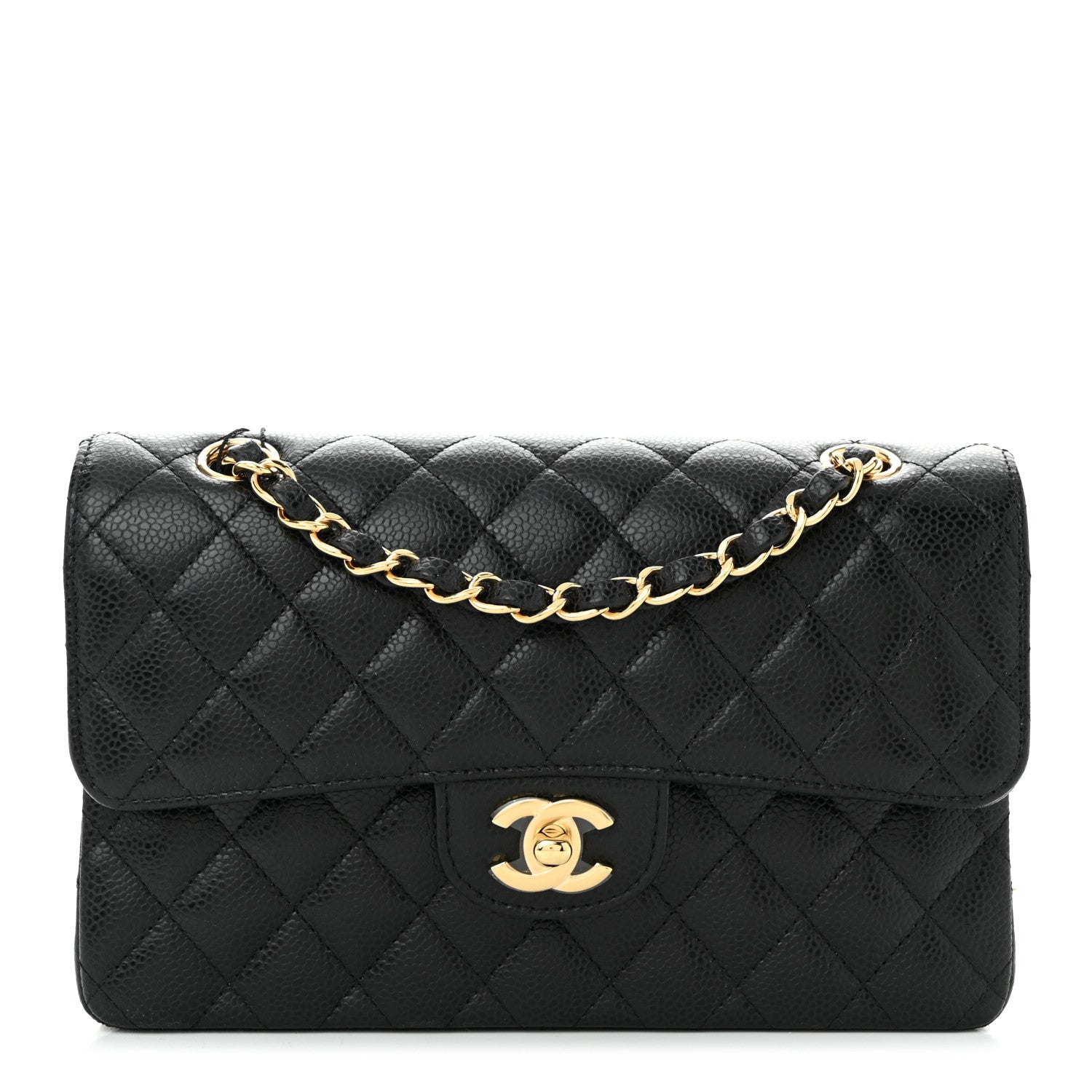 Chanel Caviar Quilted Small Double Flap Black 1 of 10