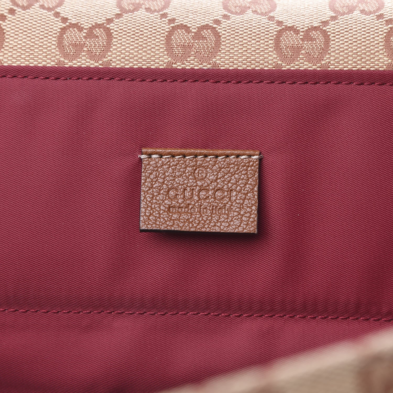 Gucci Monogram Childrens Sciroppo Patch Backpack Beige 5 of 8