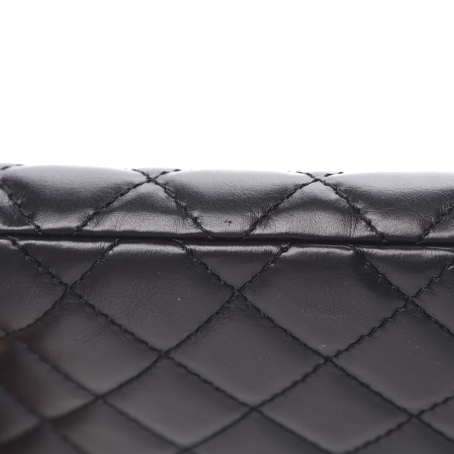 Chanel Aged Calfskin Quilted Reissue 2.55 Clutch Black 8 of 8